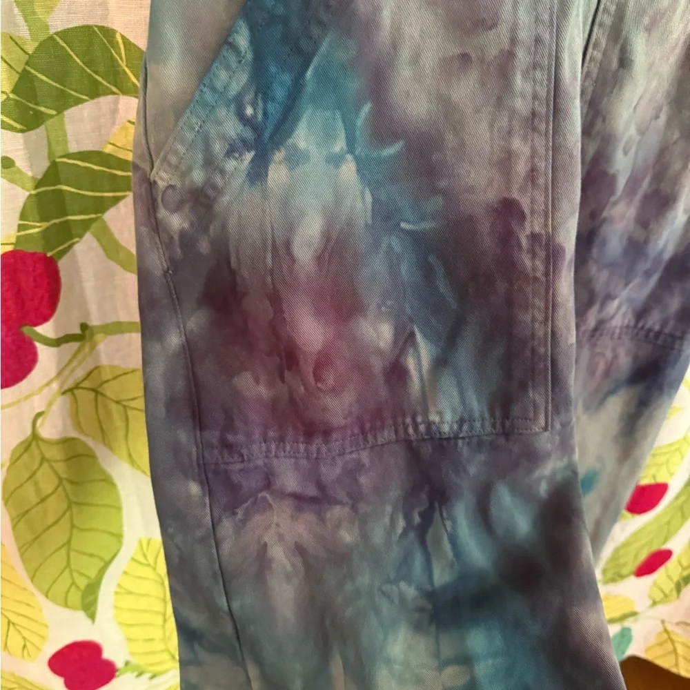 Big Bud Press Ice Dyed Short Sleeve Jumpsuit size S - Picture 6 of 6